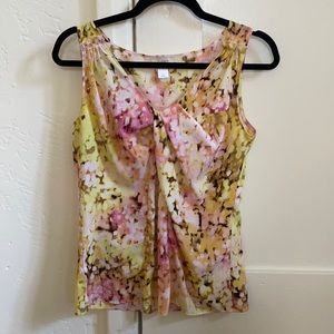 Loft Floral Watercolor Top